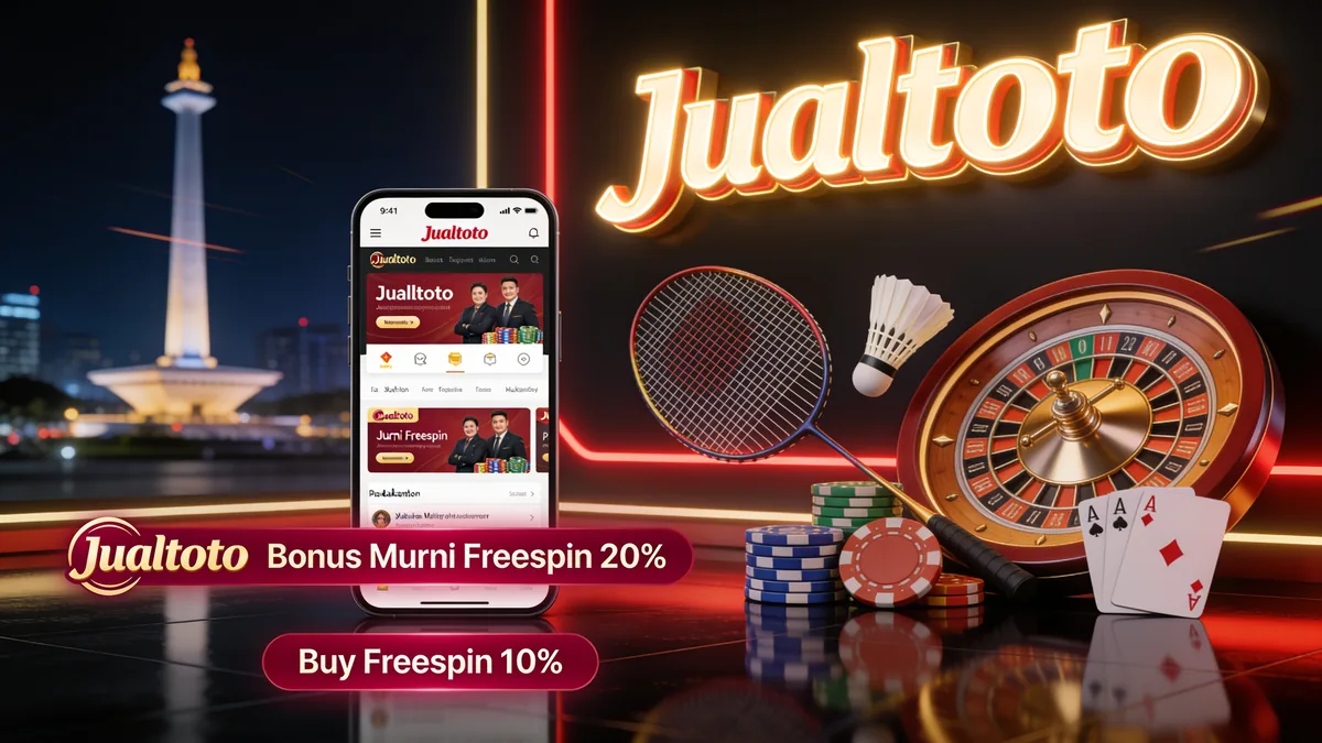 Bonus Murni Freespin 20% dan Buy Freespin 10% — jualtoto di Indonesia